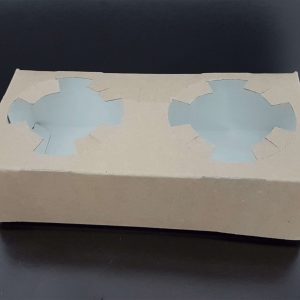 Suport carton duplex natur 2 pahare