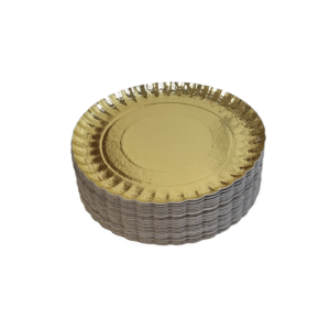 Platouri rotunde aurii 20cm