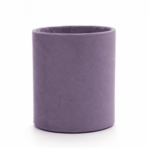 Ambalaje personalizate Cutie rotundă învelită în catifea -lavender